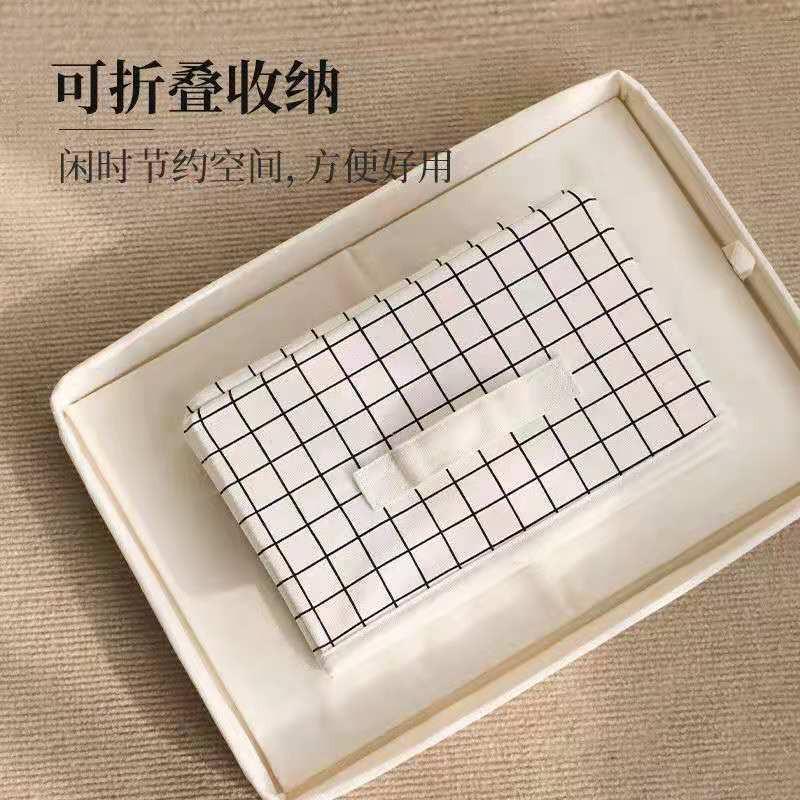Складной тканевый ящик для хранения с крышкой, пылезащитный органайзер для одежды, шкаф, спальня, ящик