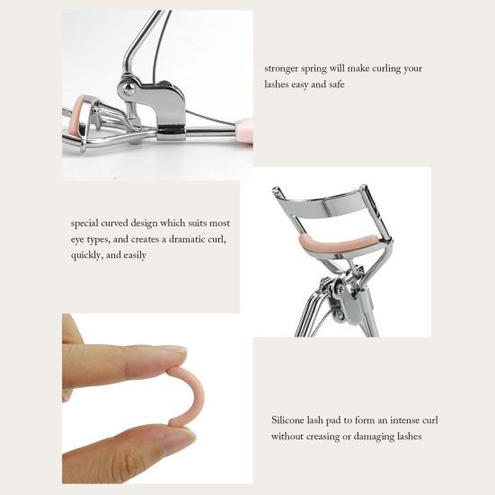 1 шт./1 компл., щипцы для завивки ресниц из нержавеющей стали, расческа-сепаратор для ресниц, портативный ручной инструмент для завивки ресниц, инструмент для завивки ресниц для женщин и девочек, принадлежности для макияжа, подарок на день рождения
