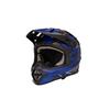 ZEALOT Mud Jumper II Carbon Hybrid Graphic XL Size Off-Road Helmet, Standard, Blue, (61-62cm), MJC0013/XL