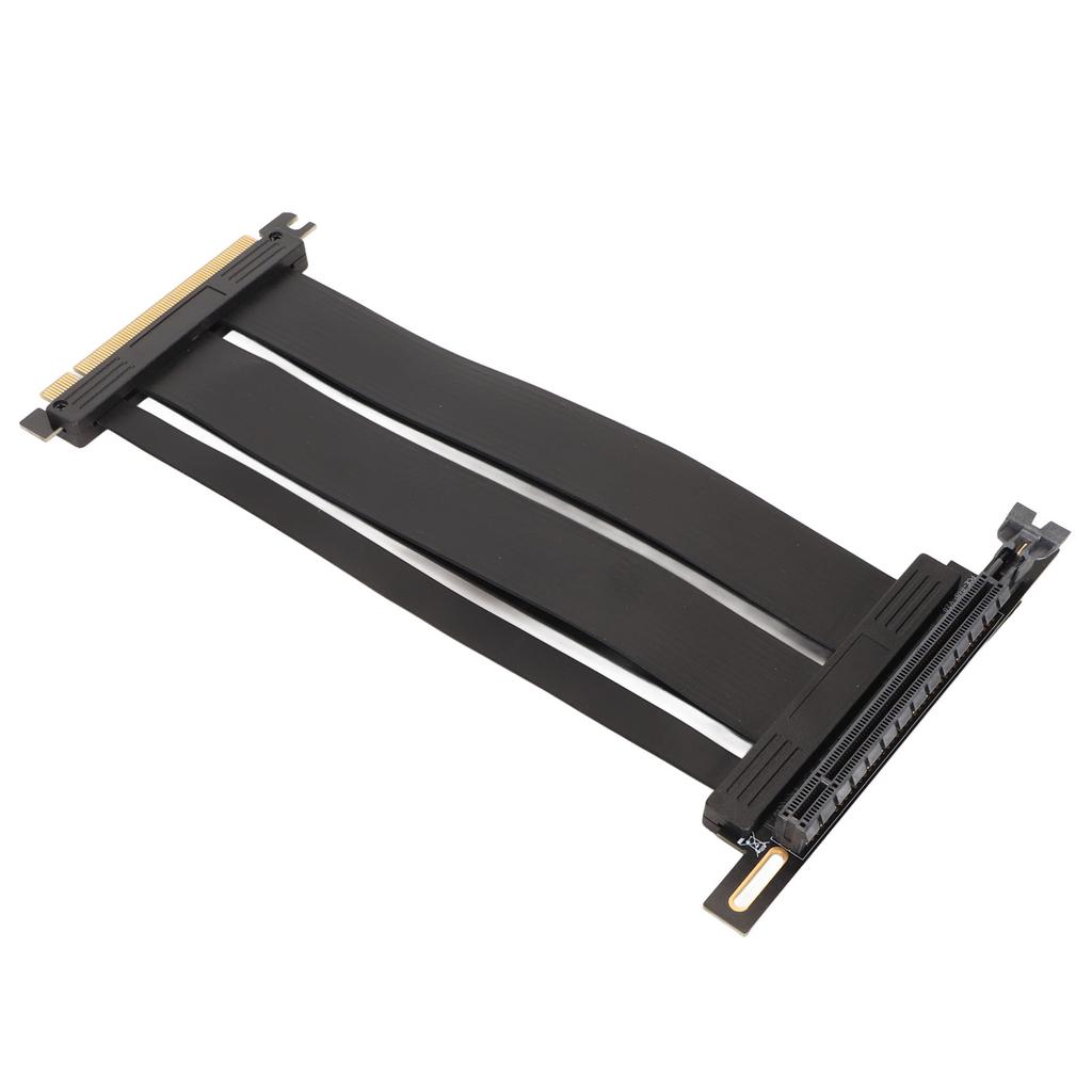 Graphics Card Extension Cable PCIE 4.0 X16 Riser Cable 90 Degree High Speed Flexible Riser Cable for PCIE 3.0