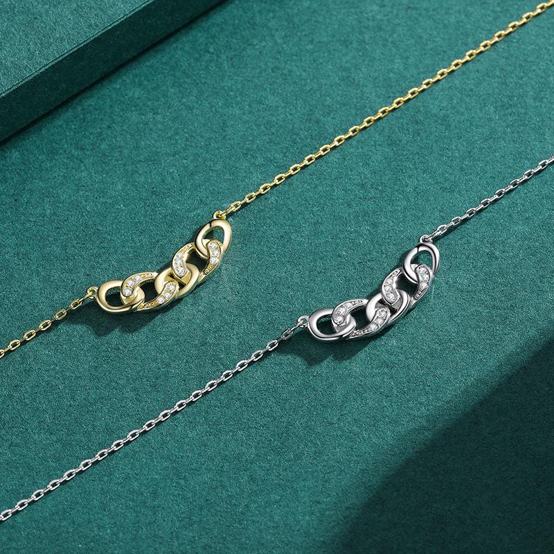 Ожерелье с подвеской из стерлингового серебра Tancision S925, женское модное универсальное ожерелье, модный подарок