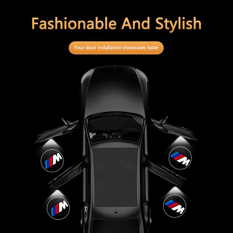 BTOA8 Для BMW M X1 X2 X3 X5 X6 E46 E39 E90 E36E60 E34 E30 F30 G20 Модные Световые Приветственные Огни Двери Автомобиля Проекционные Световые Логотипы Аксессуары