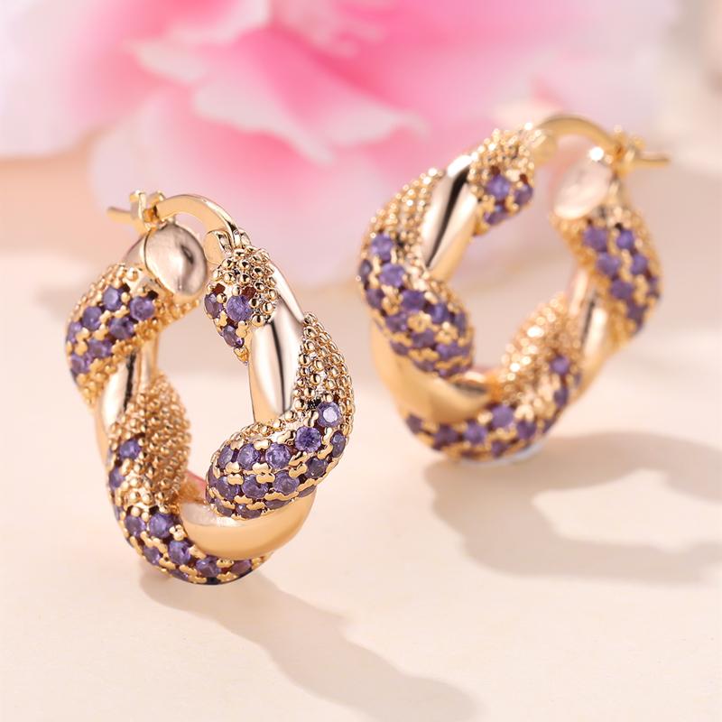 Модные геометрические витые толстые серьги-кольца, модные золотые серьги, большие круглые серьги для женщин, ювелирные изделия в стиле панк, хип-хоп, подарок