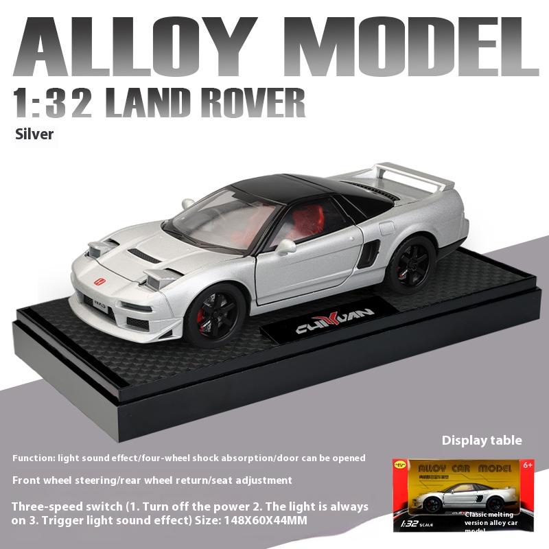1/32 Сплав Литой Honda Acura NSX NA1 Модель Спортивного Автомобиля Симуляция Звука и Света Подставка Коллекционный Орнамент Подарок