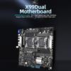 Материнская плата Jingsha X99 Dual Gaming с 8 слотами памяти DDR4 и поддержкой 10 портов SATA3.0