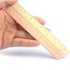 Stationery Bookmark Drawing Ruler Brass Straight Ruler Learning Measuring Ruler for School Office