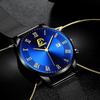 Fashion Mens Watches Luxury Stainless Steel Calendar Quartz Wrist Watch for Men Business Casual Clocks