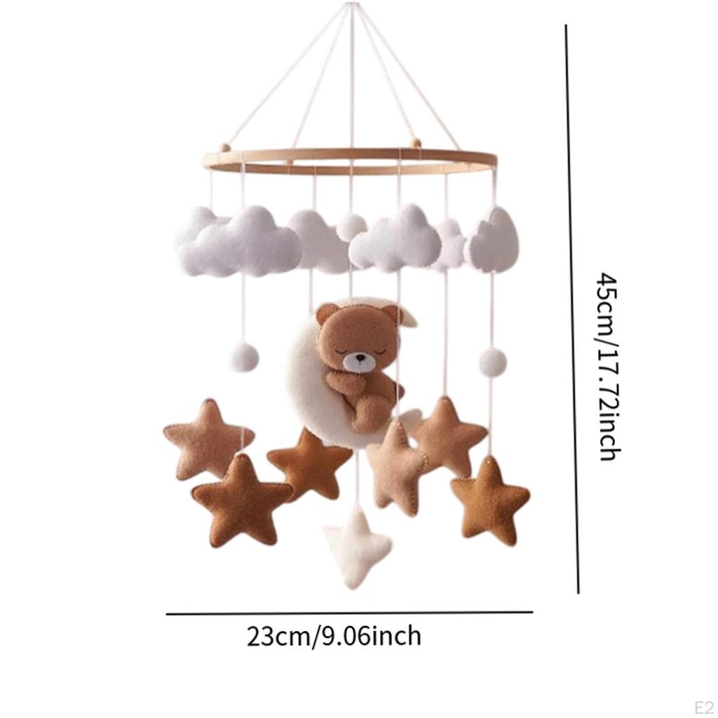 Baby Bed Mobile Cradle, Bell, Bedroom Decor, Nursery Hanging Toy