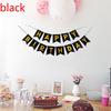 1 Set Happy Birthday Golden Foil Letters Bunting Hanging Garlands String Flags Baby Shower Party Deco