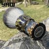YAQI ROCKS 28mm Synthetic Hair Resin Handle Men Wet Shaving Brush
