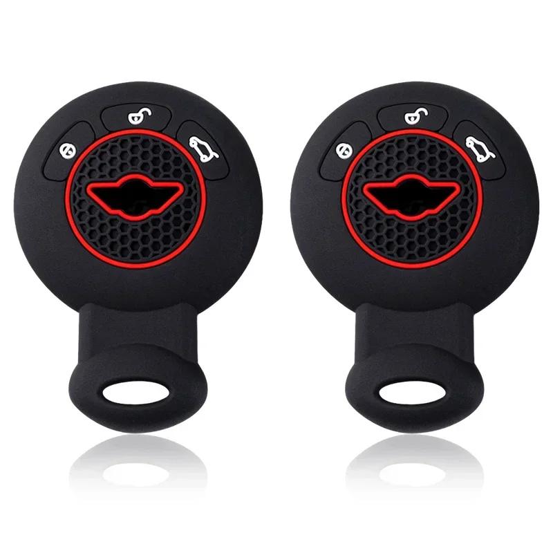 Silicone Remote Car Key Cover For BMW Mini Cooper R58 R56 R57 Cabrio R60 R61 Clubman Countryman 3 Buttons Smart key Fob Case