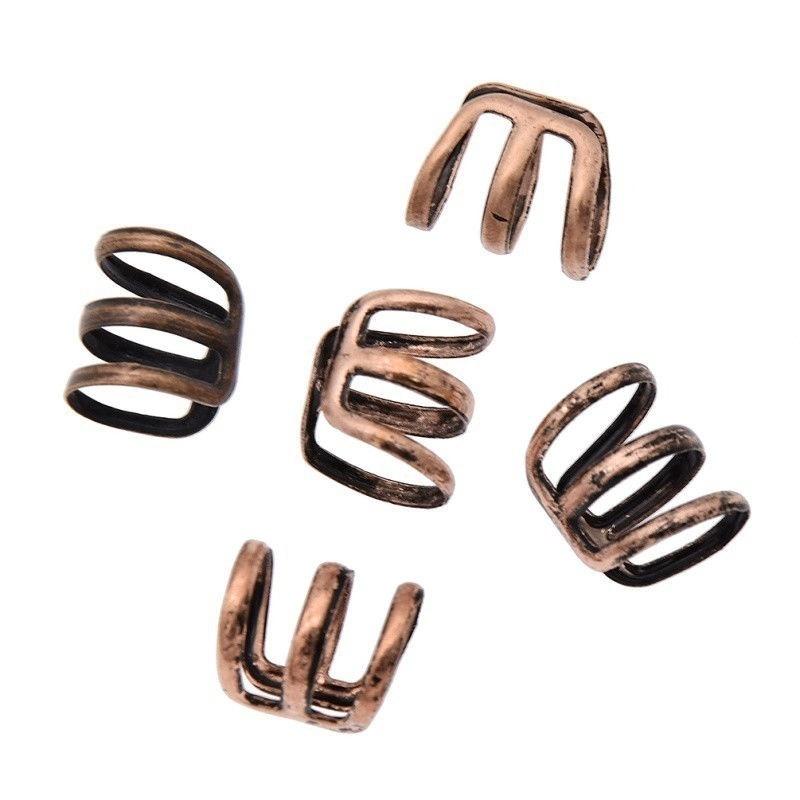 5 шт. модные аксессуары креативные подарки бусины для дредов косичка для волос манжета трубка зажим регулируемые кольца для волос набор украшений