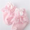 0-24Month Newborn Baby Socks For Girls Cotton Lace Infant Girls Sock Princess Bow Toddler Baby Girls Socks Spring Autumn