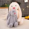 35cm Stuffed Long Ear Rabbit Soft Plush Toy Cute Bunny Cartoon Animal Sleeping Doll Kids Baby Soothing Doll Birthday Easter Gift