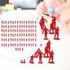 100Pcs Miniature People Figurine Hand Painted Craft Collection Fairy Garden Tiny