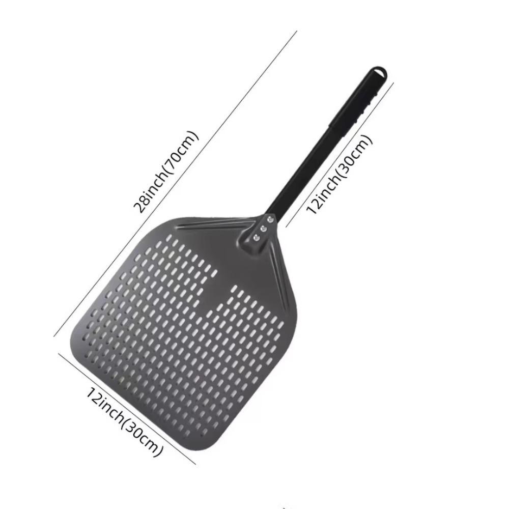 New 12/14 inch Aluminum Pizza Shovel Big Removable Pizza Paddle Spatula with Long Handle Baking Tools Pizza Turning Peel
