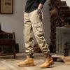 Мужской комбинезон Мужские повседневные брюки с несколькими карманами Новые повседневные спортивные брюки для улицы Брюки свободного кроя с завязками на щиколотках Мужская одежда
