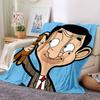 1pc Mr Beans Video Adventures flannel Blanket for Super Soft Cute Comfort Blanket for Travel Bedding Couch Sofa Blanket Y73044