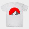 T Shirt Women Red Mountain Sunshine Harajuku Print Kawaii Tshirt Summer Short Sleeve Female T-Shirt Top Tee