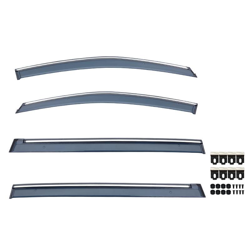 Для Toyota Previa 2000-2024 Аксессуары Внешняя отделка Хром Дефлекторы Заднее окно Крыша Солнцезащитный козырек от дождя Вентиляционный козырек Спойлер Крыло