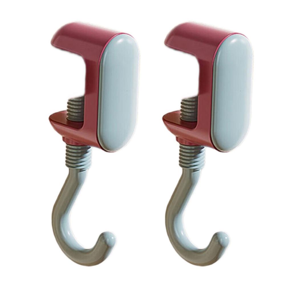 2 шт. Складной настольный крючок для сумок, портативный держатель для сумок, удобный для офисных принадлежностей, ресторана, бара и домашнего использования