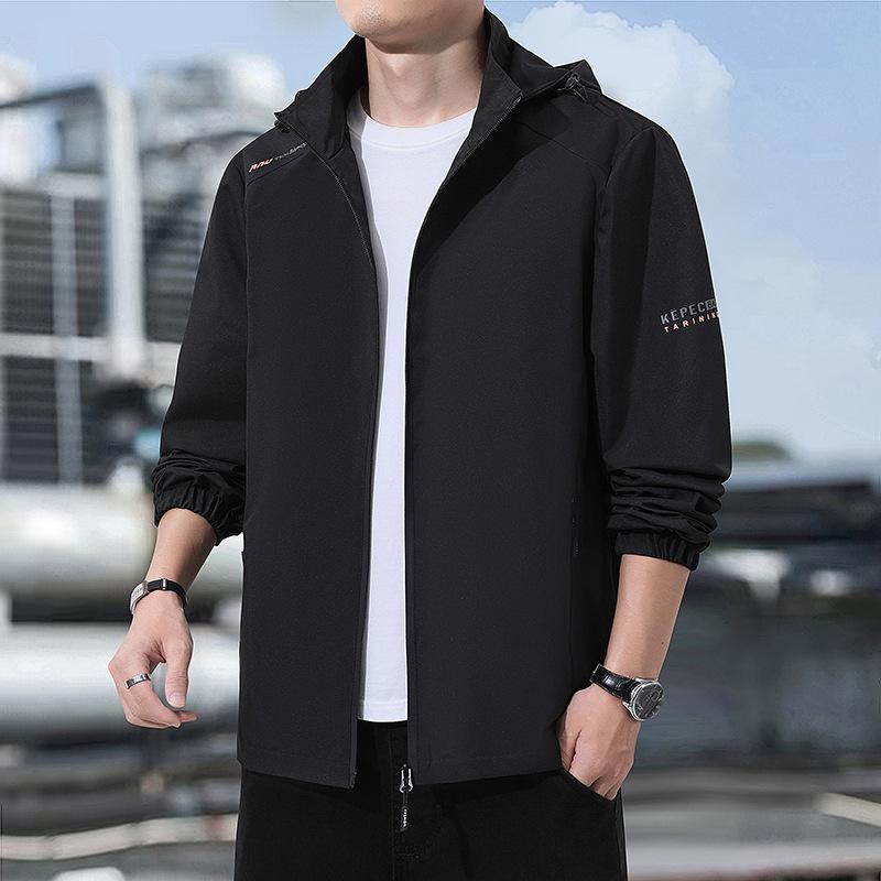 Autumn Jacket Men's Korean Version Trend Fashion Men's Top Loose Casual Jacket Spring and Autumn