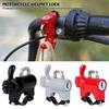 Creative Anti-theft Helmet Lock Handlebar Mount Motorcycle Electric Motorbike Universal Security Metal Lock with Keys