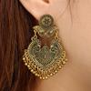 Earrings Bohemian Ethnic Style Retro Fringed Bell Alloy Personalized Earrings