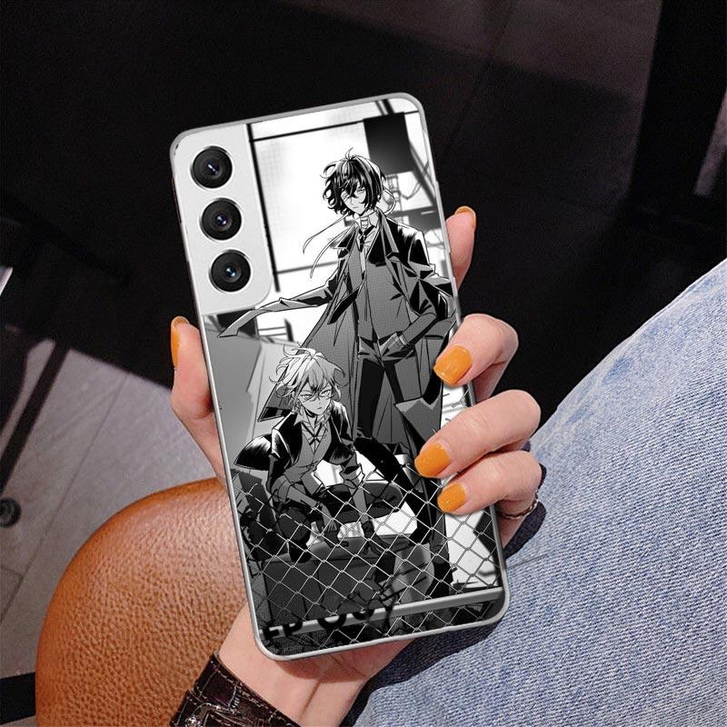 Bungo Stray Dogs Double Black Phone Case For Samsung Galaxy S24 S25 Edge S26 Ultra S23 S22 S21 Plus S20 FE + Personalized Print