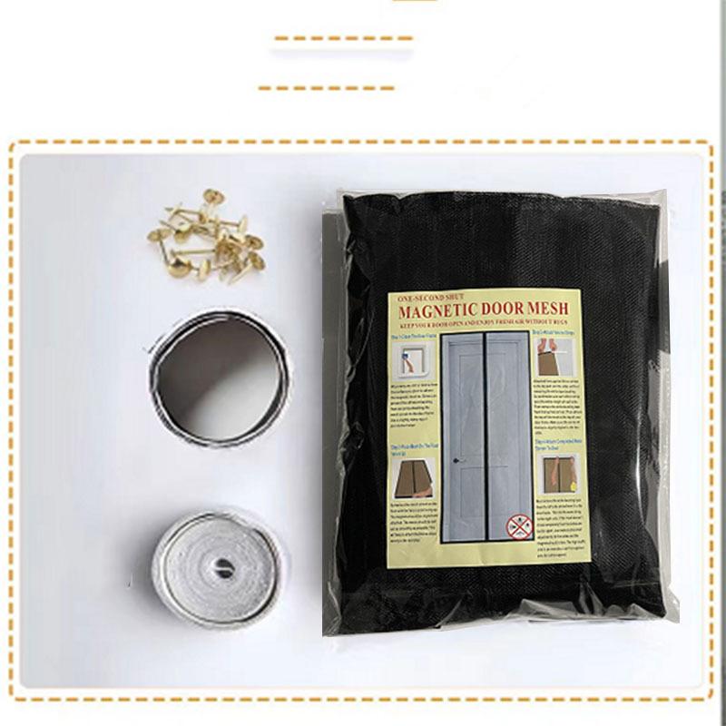 Противомоскитная штора на дверь москитные сетки для дома без сверления магнитная штора установка на липучке штора-перегородка магнит самопоглощающий экран