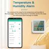 Tuya Новый WiFi Датчик температуры и влажности Smart Life Подсветка Гигрометр Термометр Датчик Поддержка Alexa Google Home Assistant