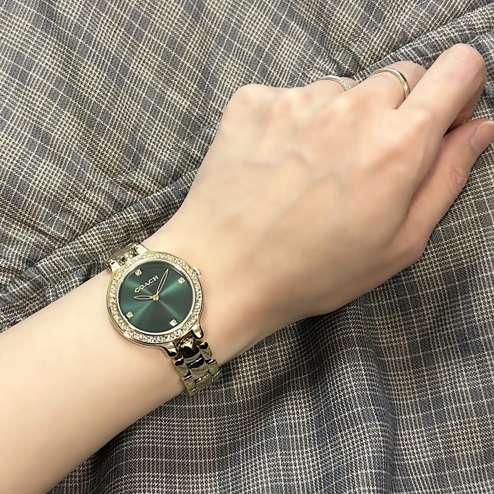 Часы Chelsea Green Yellow Gold Bracelet 14504251 [Coach] Женские [Товар]