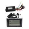 Комплект контроллера электродвигателя велосипеда 26A DC 24V 36V 48V Теплоотвод ЖК-дисплей Панель Бесщеточный