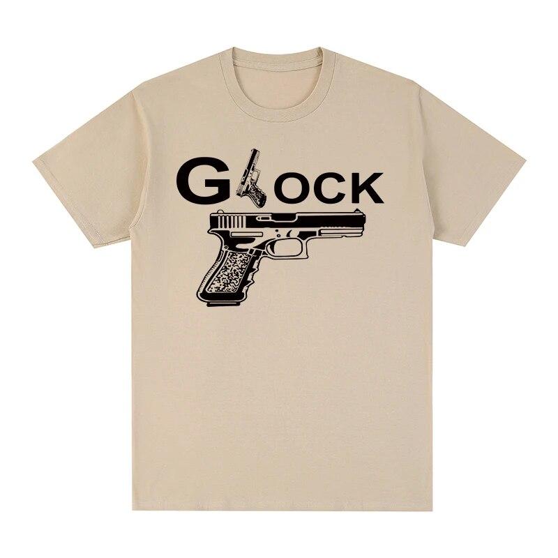 Glock Cool Pistol Weapon Handgun Perfection We Trust T-shirt Cotton Unisex T Shirt New TEE TSHIRT Womens Tops