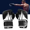 1 пара 10 унций боксерские тренировочные перчатки Fighting Sandbag боксерские перчатки для мужчин и женщин черные