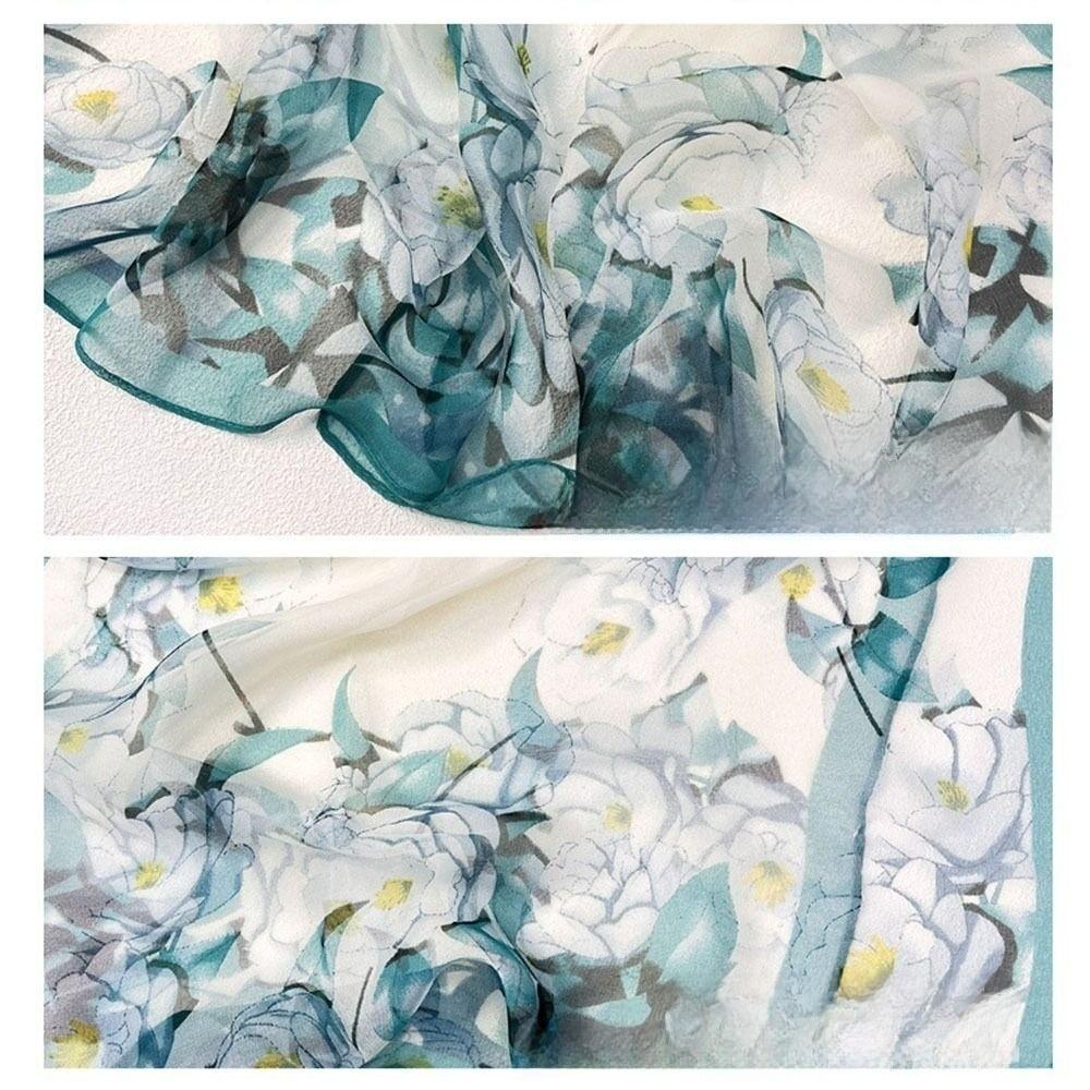 Sun-Resistant Beach Shawl Breathable Bandana Portable Sunscreen Hijab for Women