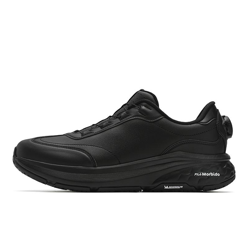 Fila BOA NUVOLE 2 Устойчивые к истиранию Низкие Беговые кроссовки Мужские Черные A12M511120FBK