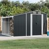 VidaXL Garden Shed, Tool Shed with Handles, Tool Shed with Sloping Roof, Patio Storage Shed, 3188293
