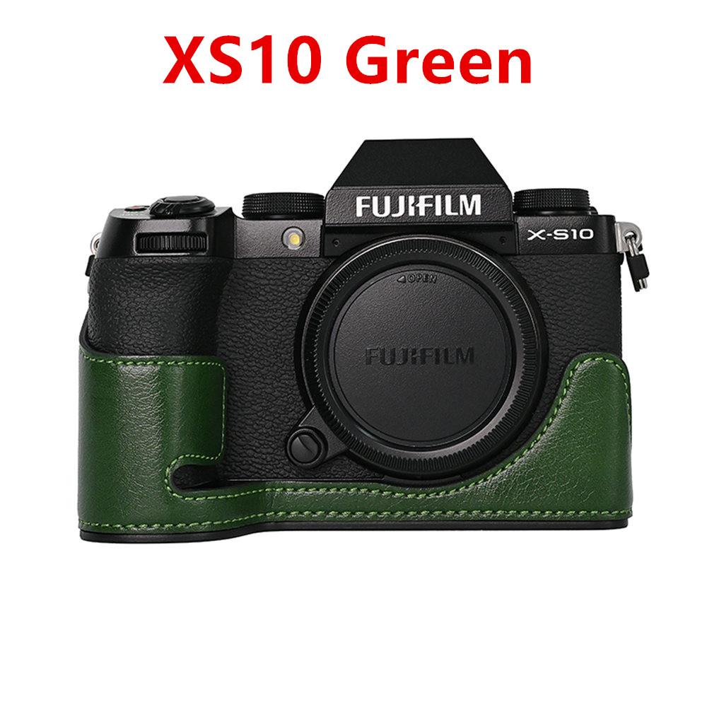 PU Leather Camera Half Case for Fujifilm Fuji XT50 XT30 XT30II XT20 XT10 XT5 XS10 XS20 XH2 XH2S X100V Battery Opening Cover