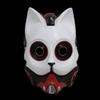 Punk Cat Mask For Halloween Party With Resin Material And Fun Costume Accessory For Cosplay Events