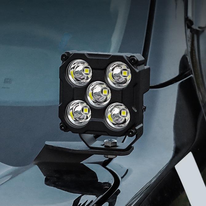 Ford Ranger Off-Road A-Pillar Hood Spotlight Bracket
