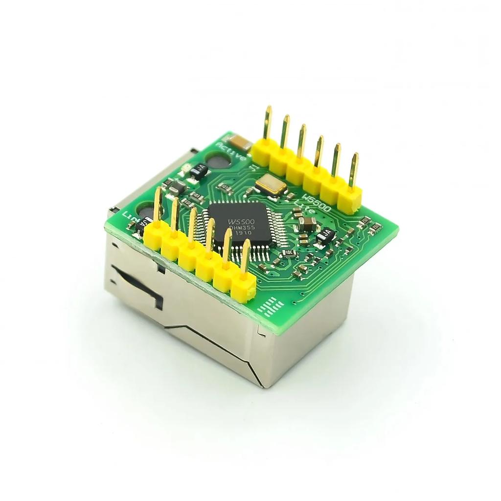 USR-ES1 W5500 Модуль Ethernet-сети Аппаратный SPI в LAN/ Ethernet TCP/IP Программа для микроконтроллера 51 / STM32 Через W5100