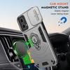 For Motorola Moto G85 5G/S50 Neo 5G Case Slide Camshield Kickstand PC+TPU Phone Cover