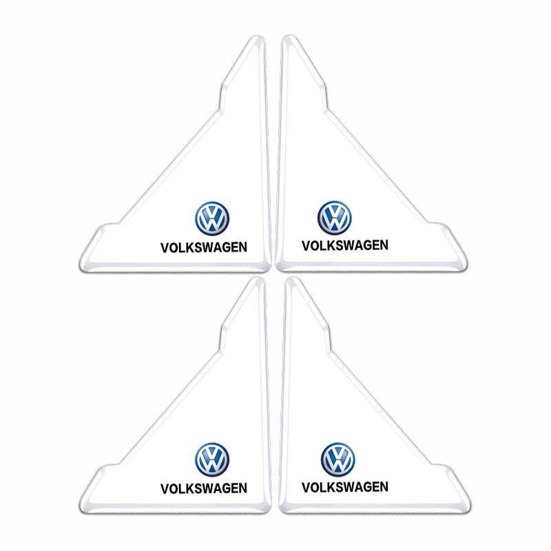 PCVHD1 Car Logo Door Corner Collision Anti-scratch Protection For VW GTI Polo Golf MK6 Passat B7 Tiguan ID.3 Arteon Jetta Beetle T-ROC