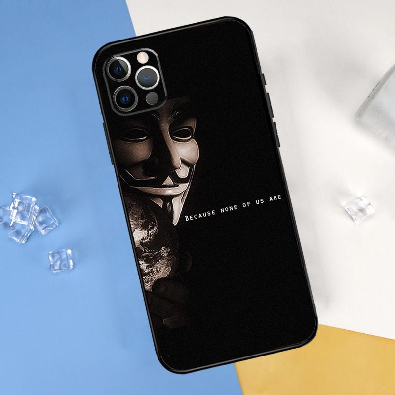 Анонимный чехол для телефона для iPhone 16 15 11 12 13 14 Pro Max Mini Чехол для iPhone 16 15 X XS Max XR Plus Coque