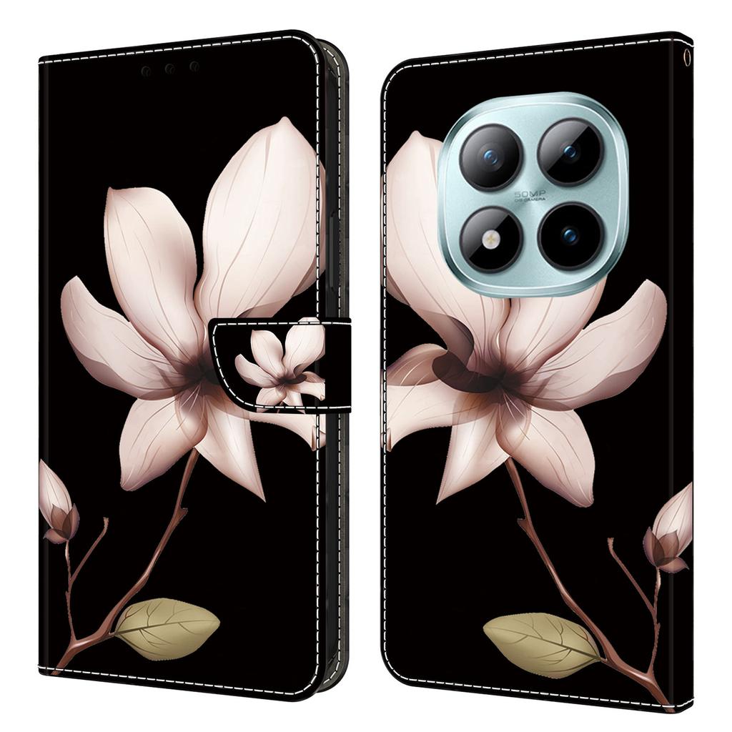 Чехол-кошелек для Xiaomi Poco M8 5G/Redmi Note 15 5G (Глобальный)/15 4G (Глобальный) Кожаный чехол для телефона с 3D-рисунком и магнитной застежкой