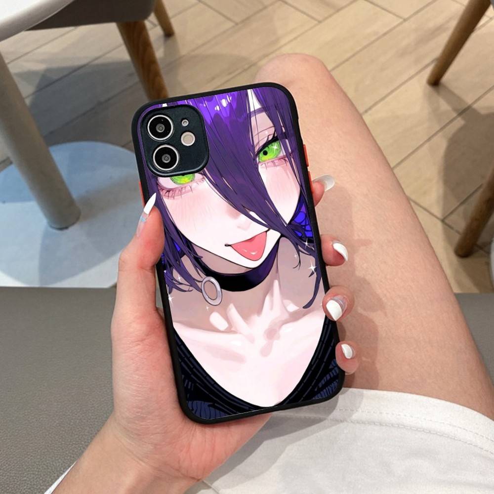 Anime Chainsaw Man Reze Arc Phone Case For IPhone 11 12 13 14 15 16 Pro Plus X XS MAX Matte Bumper Shockproof Cover