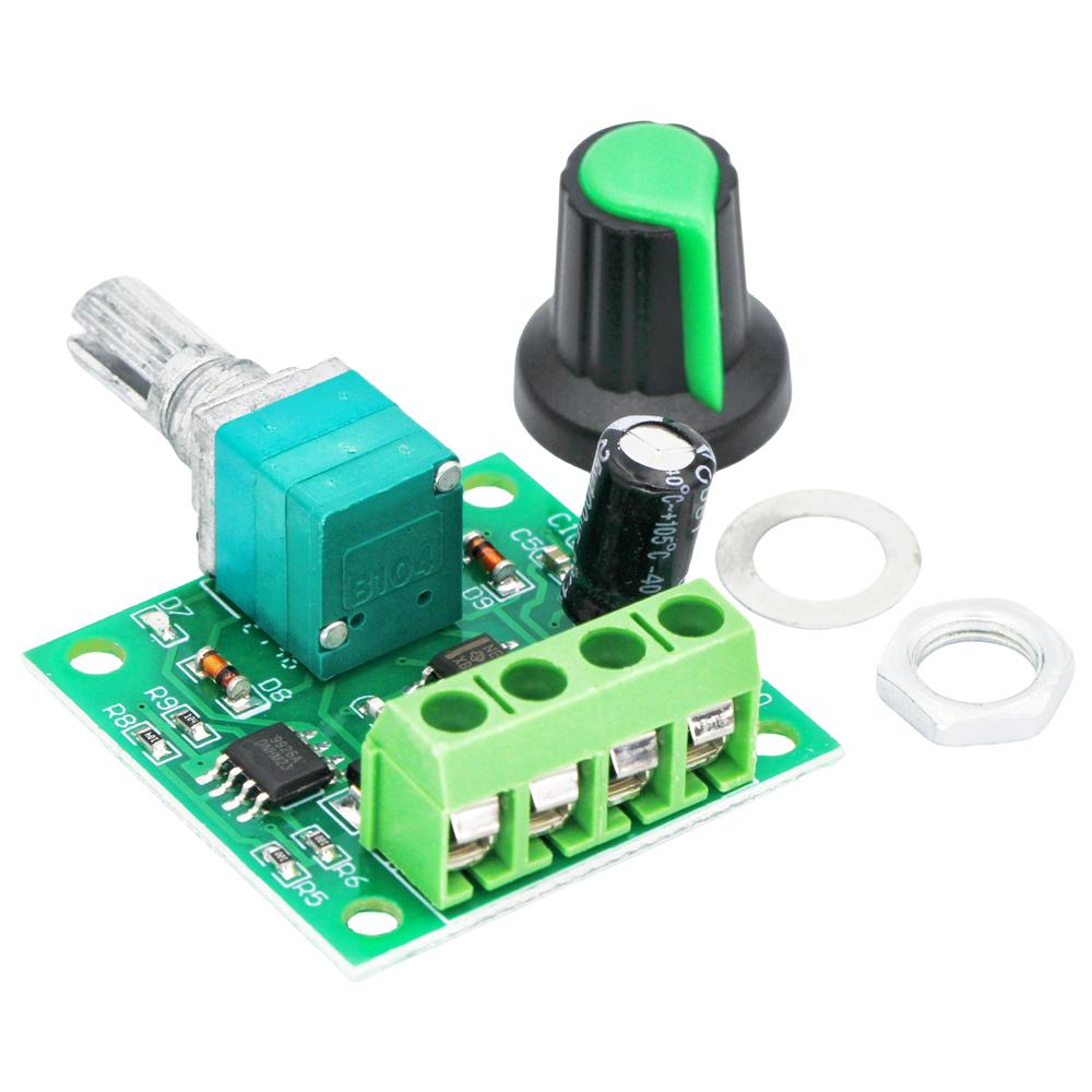 DC 1.8V 3V 5V 6V 12V 2A 1803BK ШИМ регулятор скорости двигателя Низковольтный регулятор скорости двигателя Переключатель ШИМ Регулируемый модуль управления