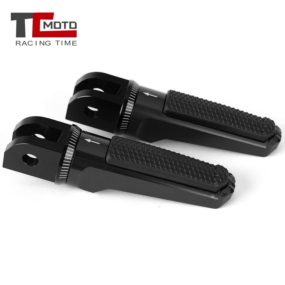 Передние подножки, педали, подставка для ног для Triumph BONNEVILLE T100 T120 Bobber Daytona 675 Speet Speed ​​Triple Thruxton 1200 Tiger