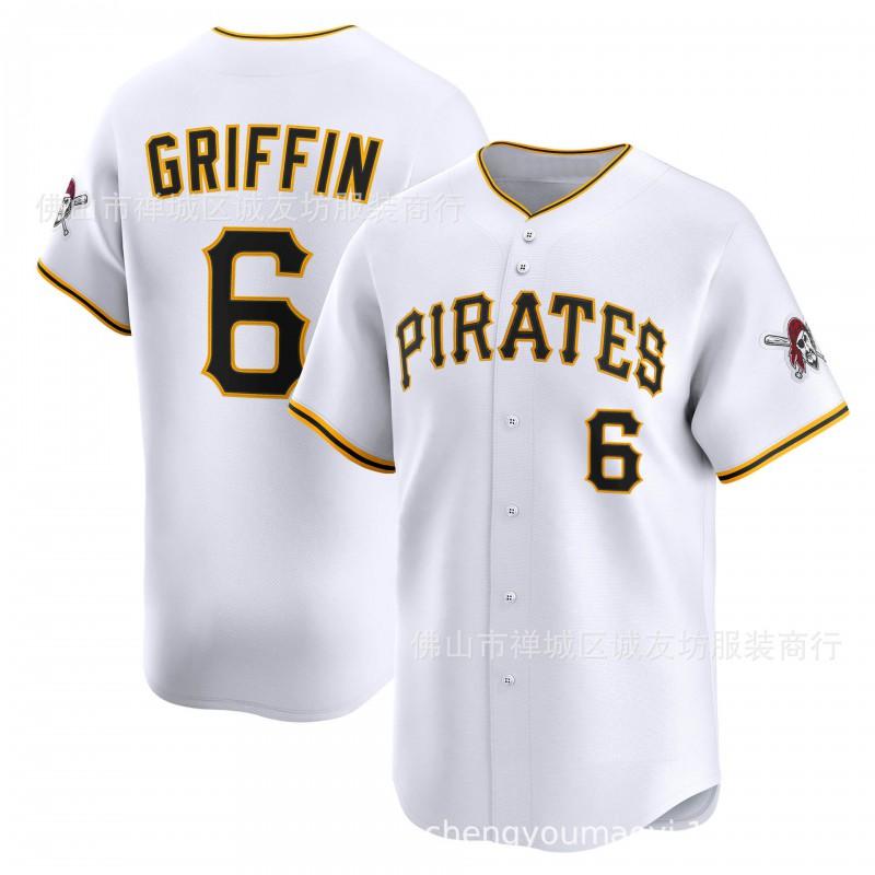 Pirates Griffin Baseball Jersey Mens Team Sports Athletic Shirt All Season